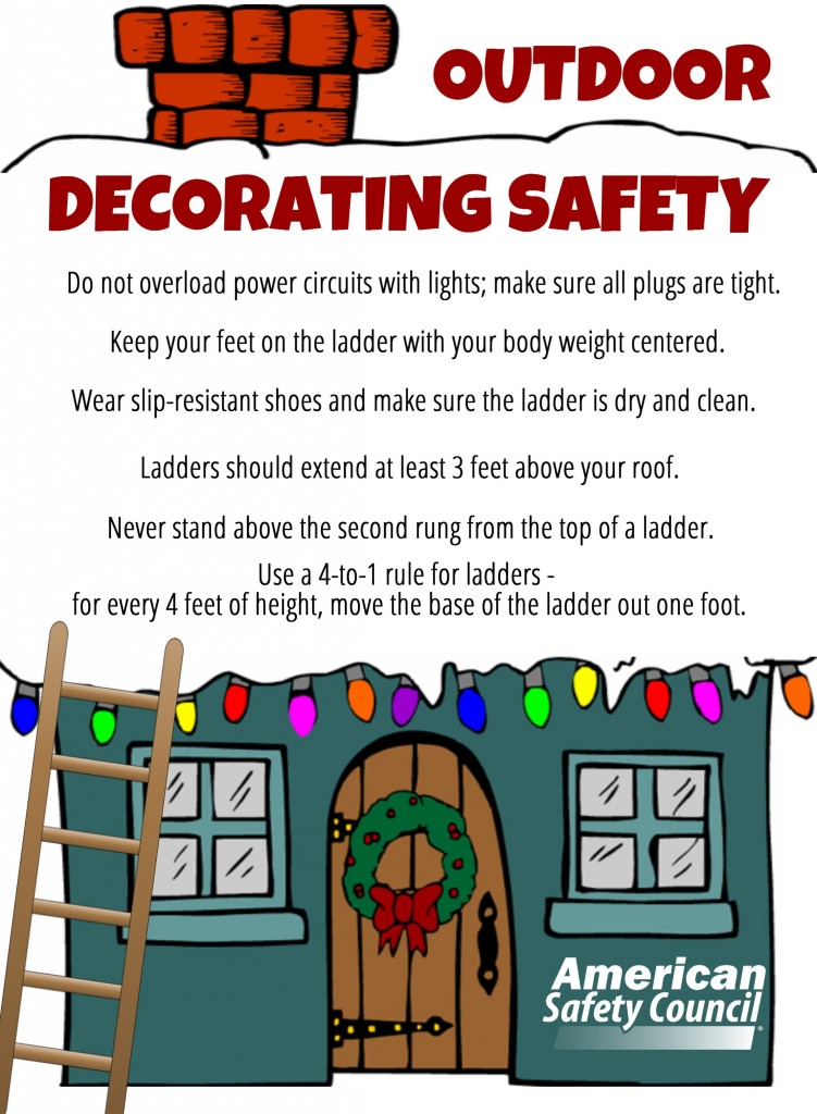 Outdoor Holiday Decorating Safety | American Safety Council Blog