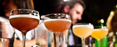Serving alcohol to customers