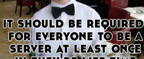 Being a server